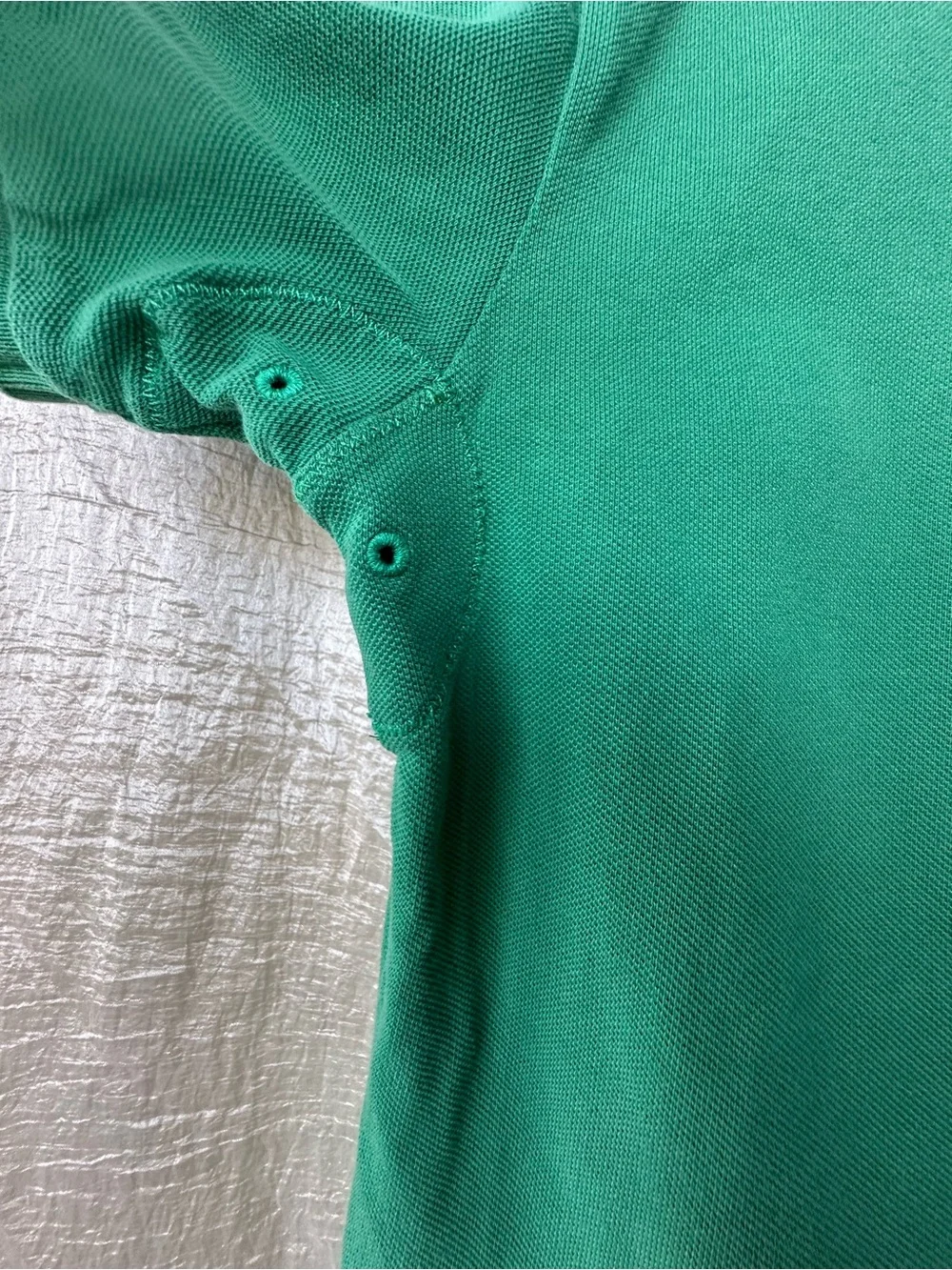 Polo Ralph Lauren Green Polo Big Navy Pony Classic Preppy Shirt Premium Detail M